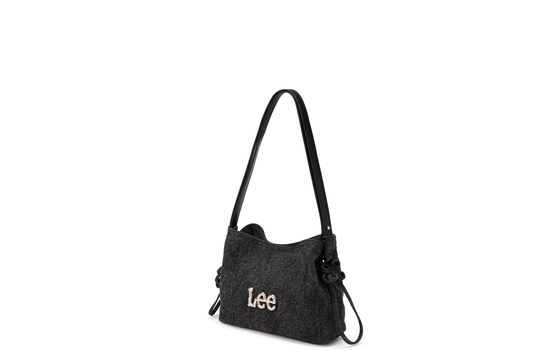 Сумка через плечо Lee Denim Quilted Shoulder Bag Black - изображение 6