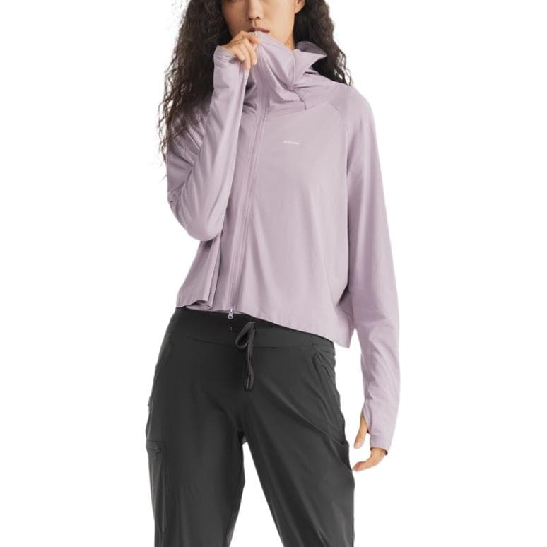 DECATHLON Дышащий Защита от ультрафиолета (UV) Одежда с UV-защитой Женские Фиолетовый - изображение 5