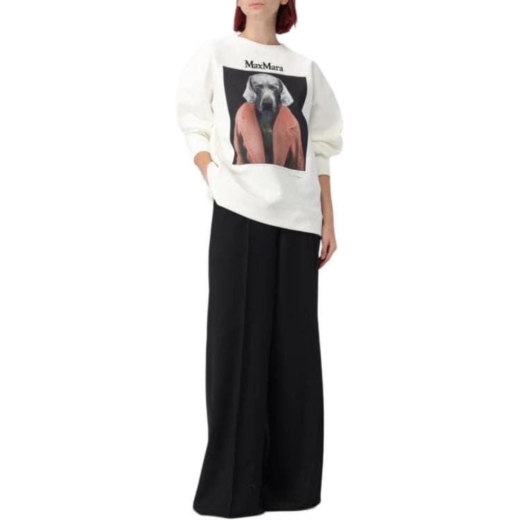 Худи MaxMara Толстовка женская белая - изображение 3