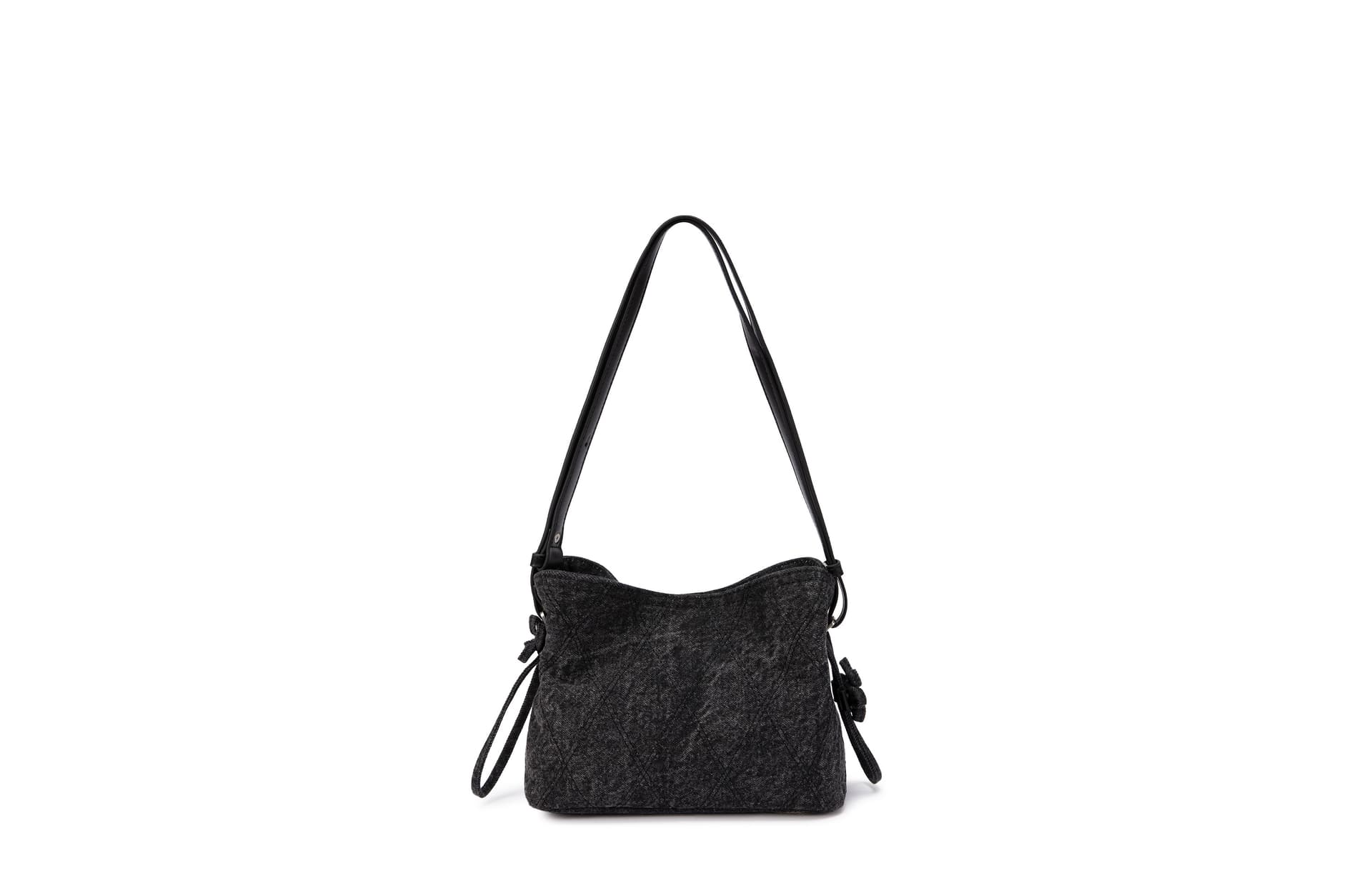 Сумка через плечо Lee Denim Quilted Shoulder Bag Black - изображение 7