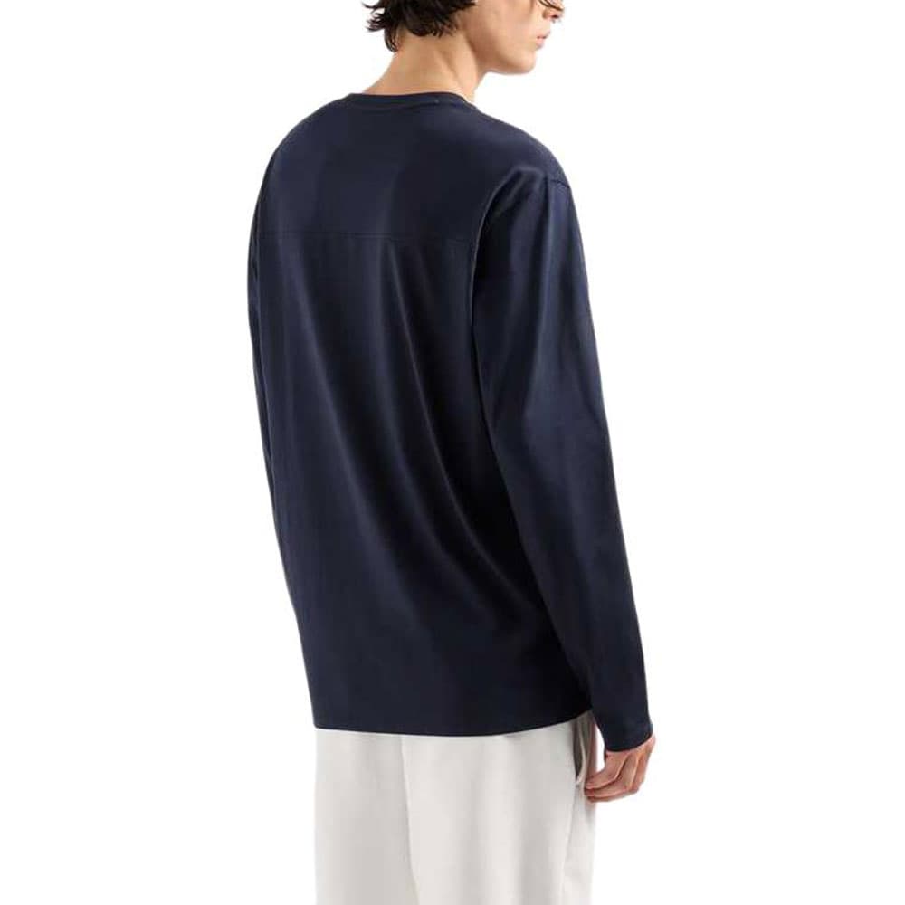 Футболка ARMANI EXCHANGEAE FW24 T Рубашка Мужская Морской Синий - изображение 4