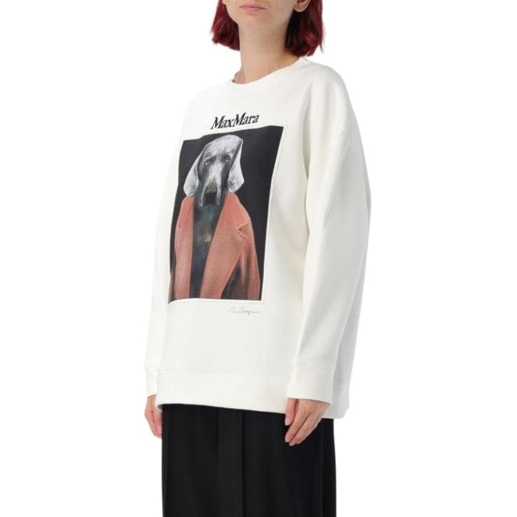 Худи MaxMara Толстовка женская белая - изображение 6