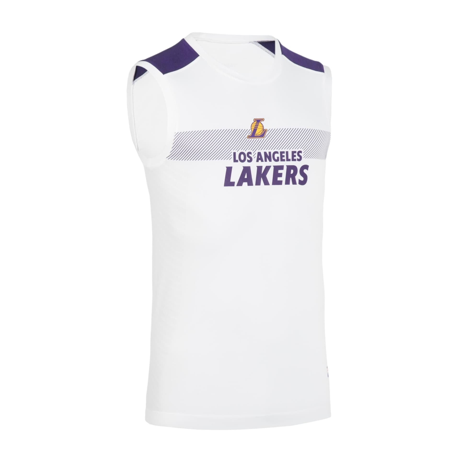 Баскетбольная майка DECATHLON X NBA Los Angeles Lakers Баскетбольная Джерси Мужская Снег Полночь Фиолетовый - изображение 3