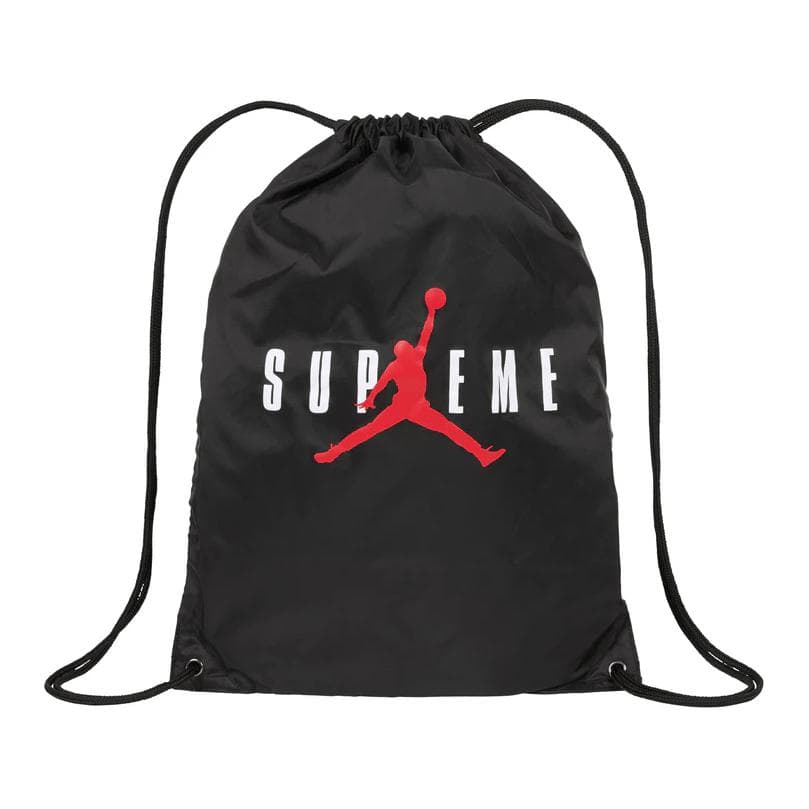 Рюкзак Supreme x Джордан Коллаборация Полиэфирное волокно Рюкзаки Унисекс Черный - изображение 2