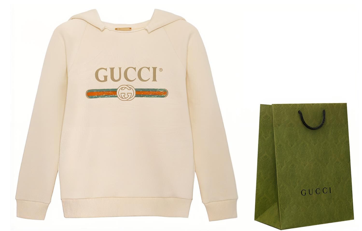 Gucci Kids Hoodie Beige - изображение 3