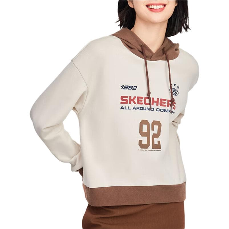 Худи Skechers Толстовка Женские Экрю - изображение 3