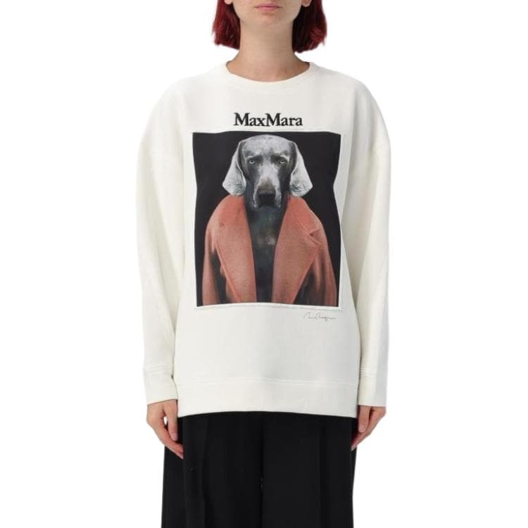 Худи MaxMara Толстовка женская белая - изображение 4