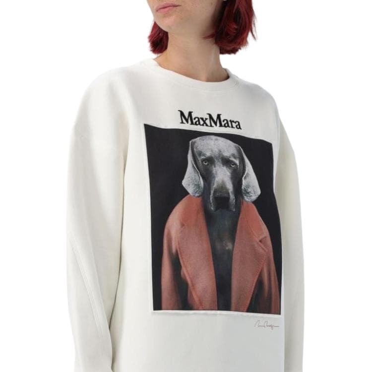 Худи MaxMara Толстовка женская белая - изображение 7