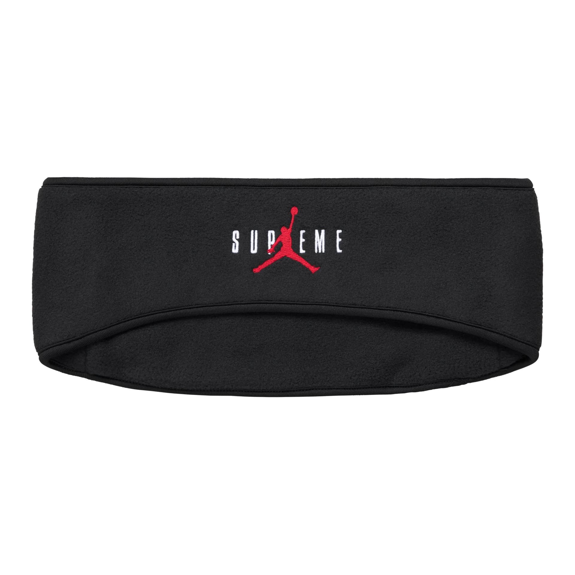 Повязка на голову Supreme Флисовые резинки для волос Унисекс Черные - изображение 2