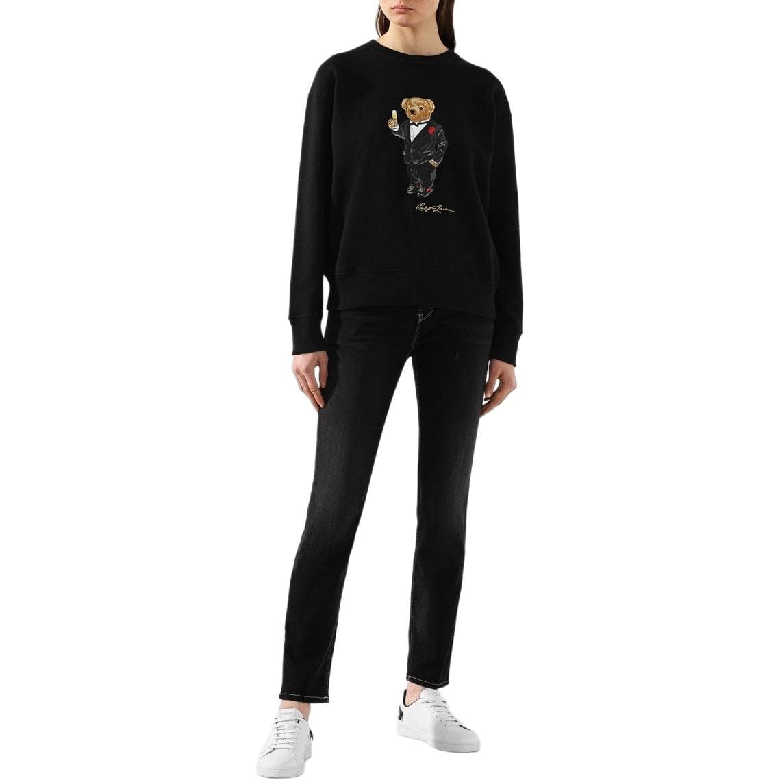 Худи Polo Ralph Lauren Толстовка женская черная - изображение 2