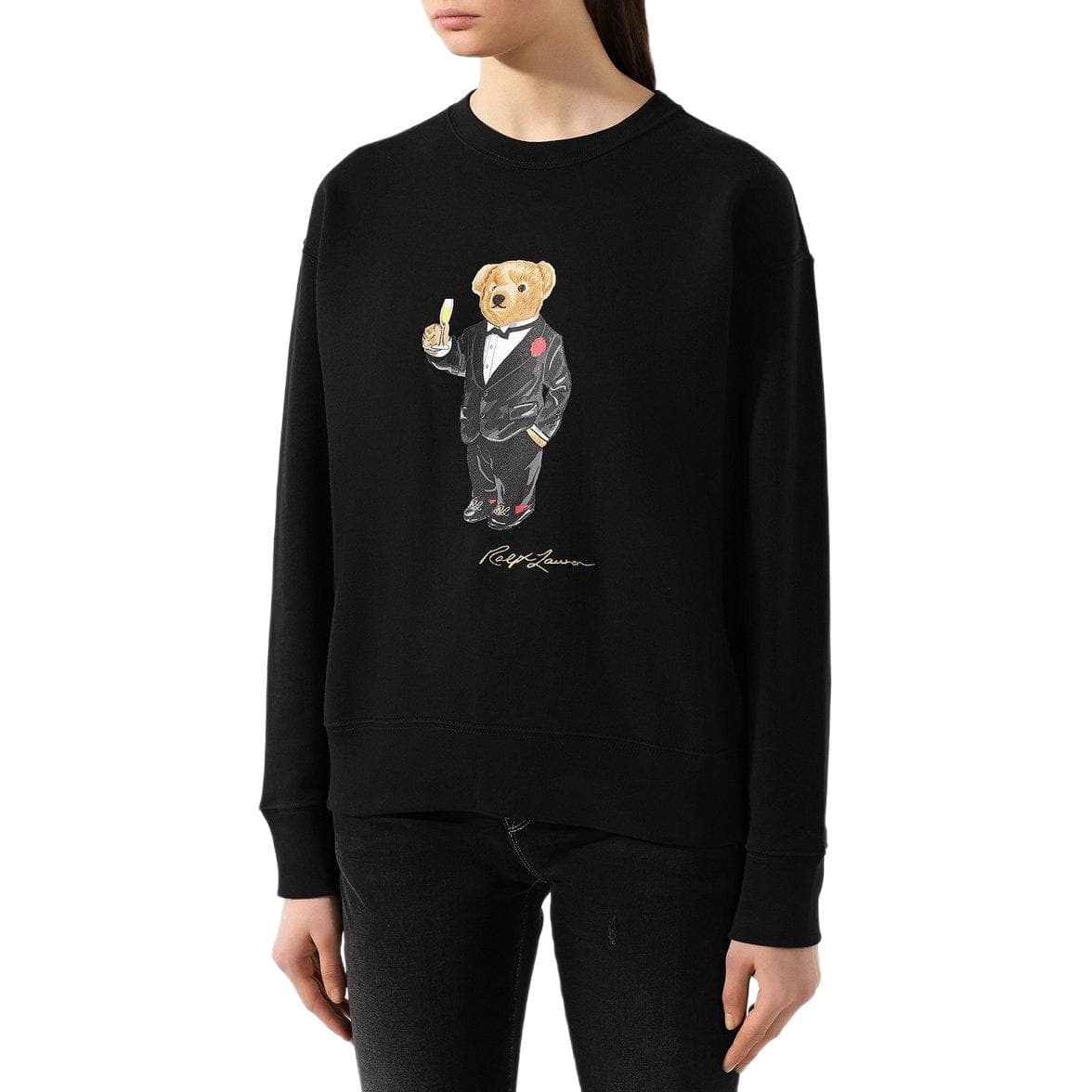 Худи Polo Ralph Lauren Толстовка женская черная - изображение 3