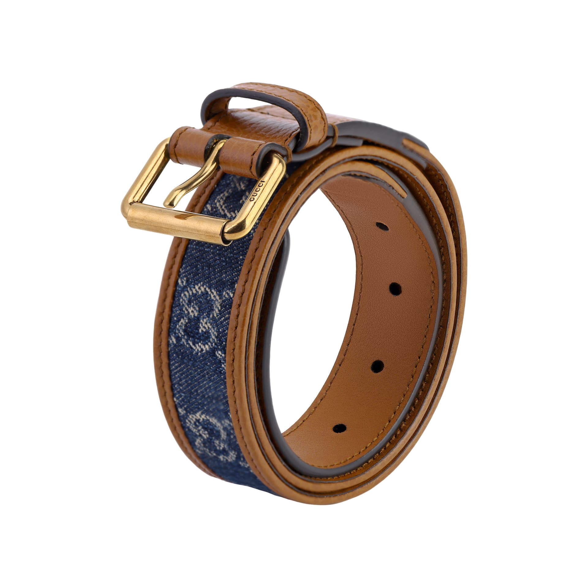 Ремень Gucci GG Belt Blue - изображение 4