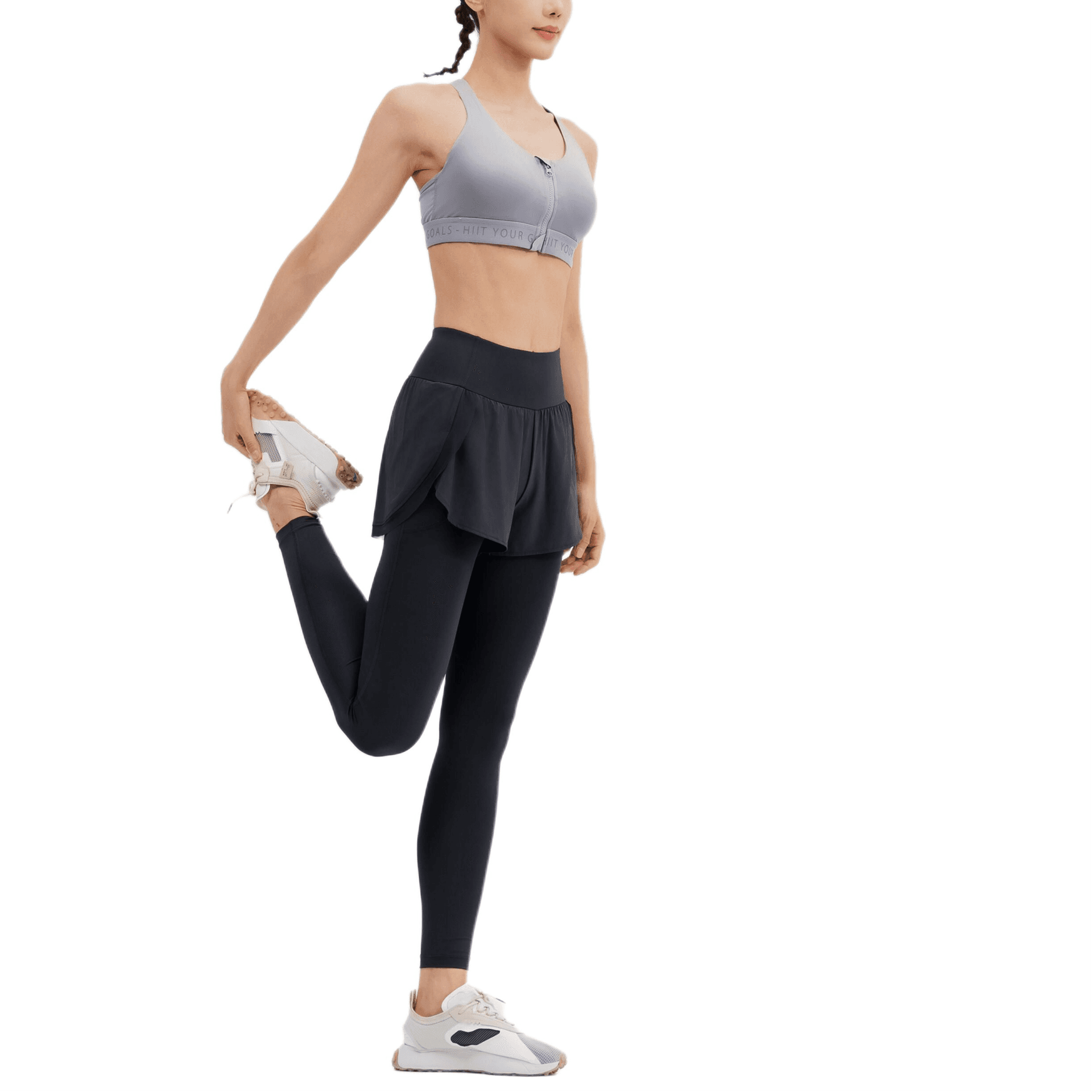 DECATHLON FBRA920 DOMYOS Спортивное белье Женское Серое - изображение 2