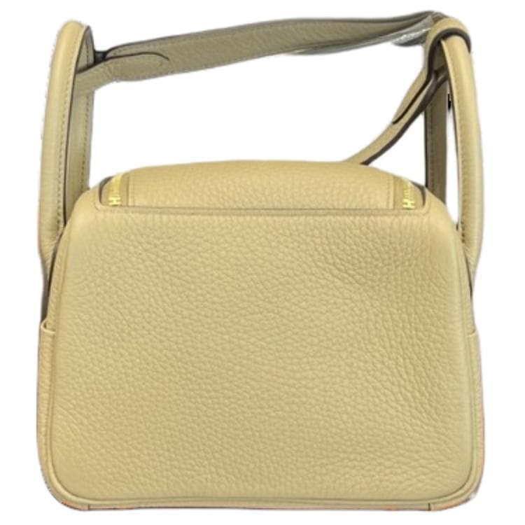 Сумка через плечо HERMES Lindy II mini Clemence 8Q BEIGE MARFA - изображение 2