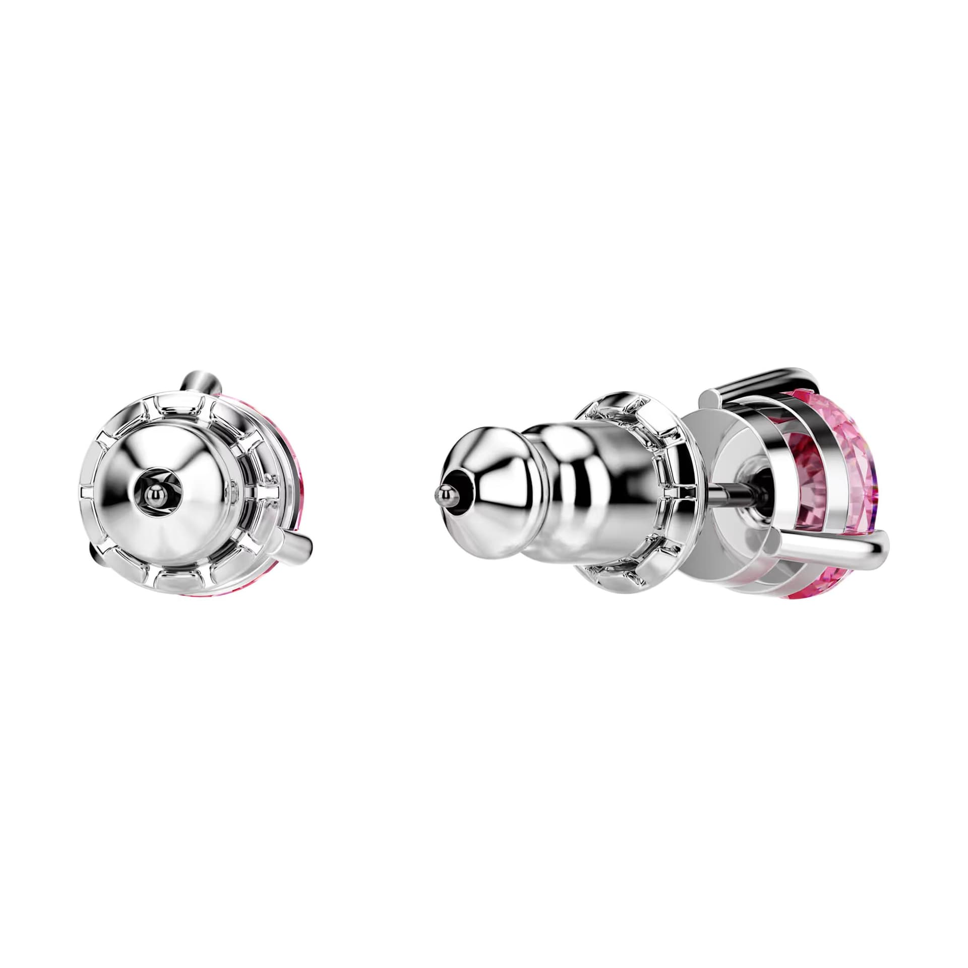 Серьги Swarovski Solitaire Серьги-гвоздики Женские Розовые - изображение 3