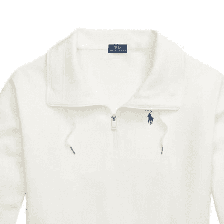 Худи Толстовка свободного кроя для женщин белое Polo Ralph Lauren - изображение 3