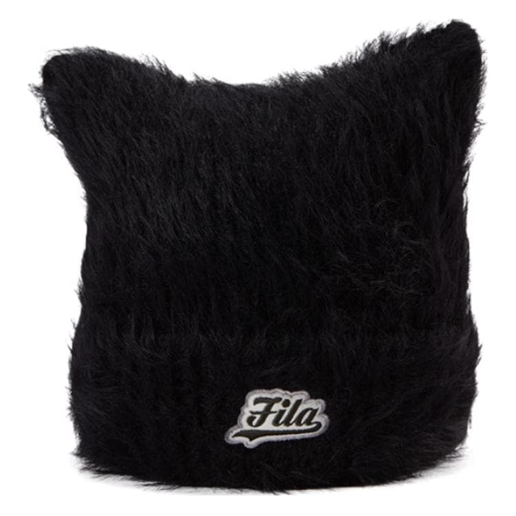 Шапка FILA FUSION Полиамид Шапки-бини Женские Темно-черный - изображение 2