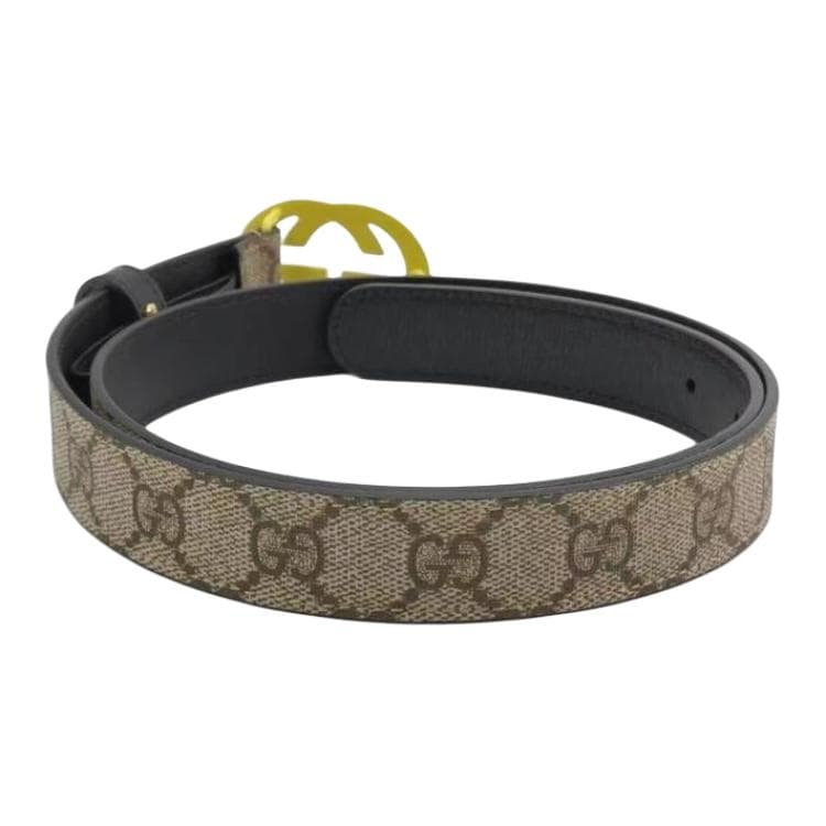 Ремень GUCCI Кожаные ремни унисекс коричневый ширина 2,5 см - изображение 2