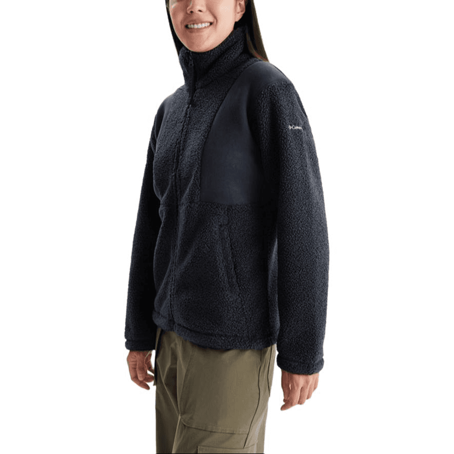 Columbia Casual Outdoor Бархатовое пальто женское черное и серое - изображение 4