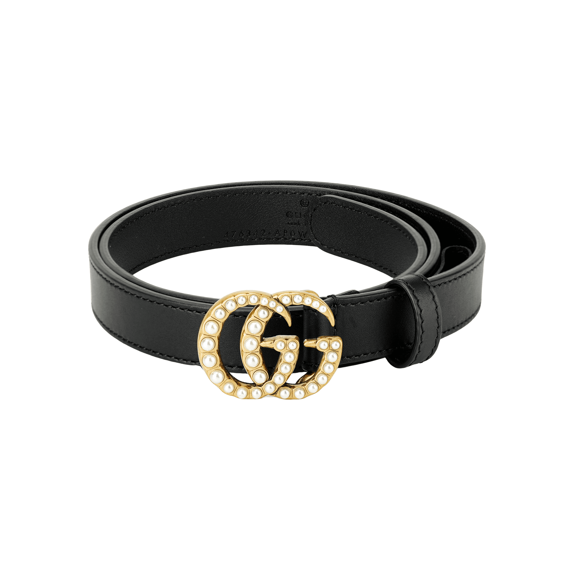 Ремень Gucci Double G Belt Black 2cm - изображение 3