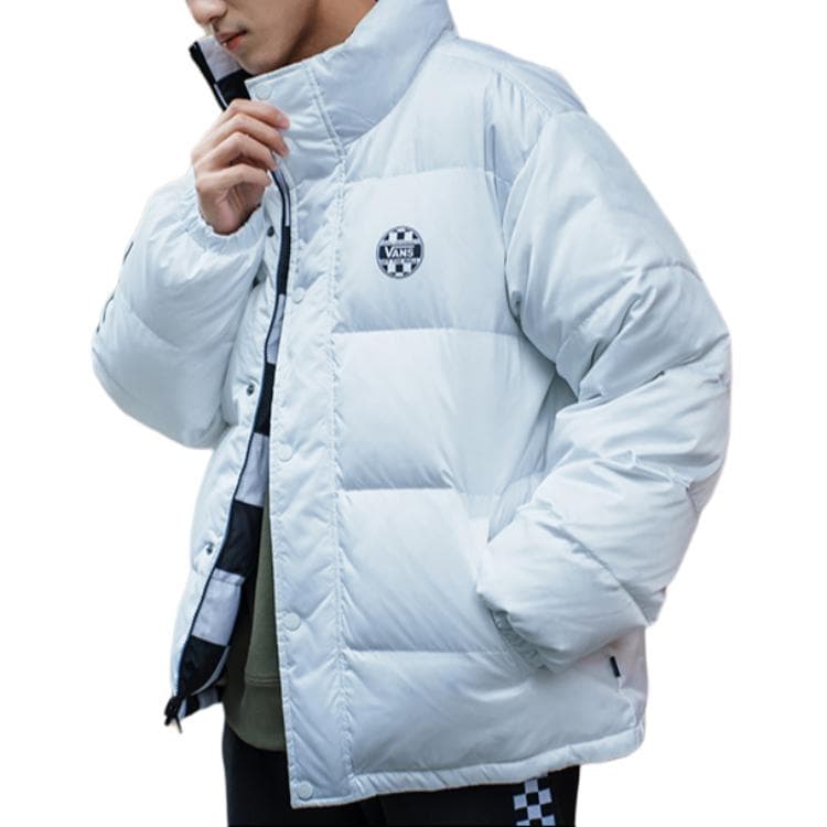 Зимняя куртка Vans Reversible Checkered Long Sleeve Puffer Jacket - изображение 4