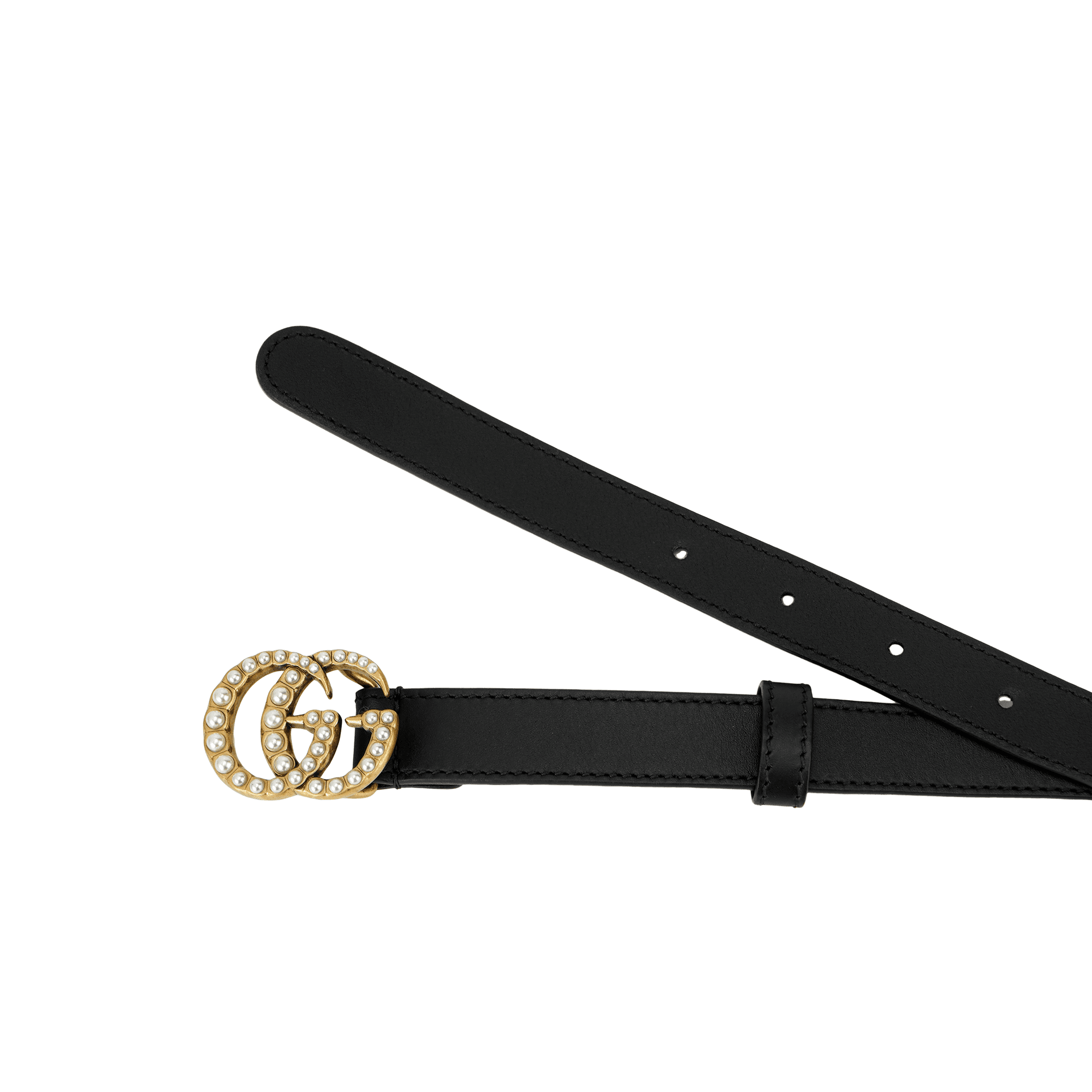 Ремень Gucci Double G Belt Black 2cm - изображение 5