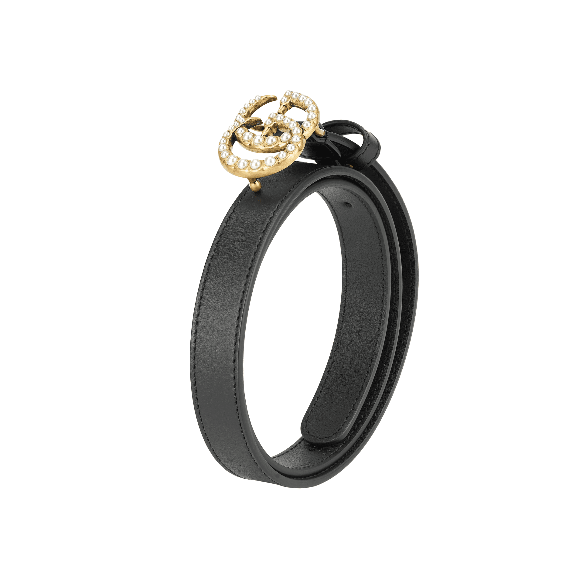 Ремень Gucci Double G Belt Black 2cm - изображение 4