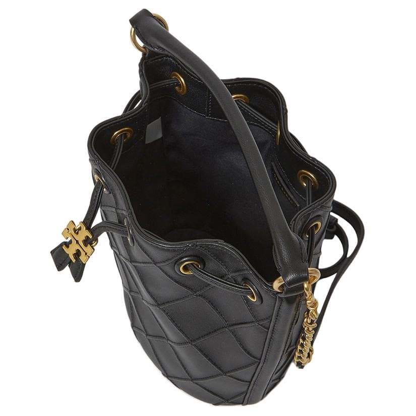 Сумка Tory Burch Fleming Bucket Bag Black - изображение 5