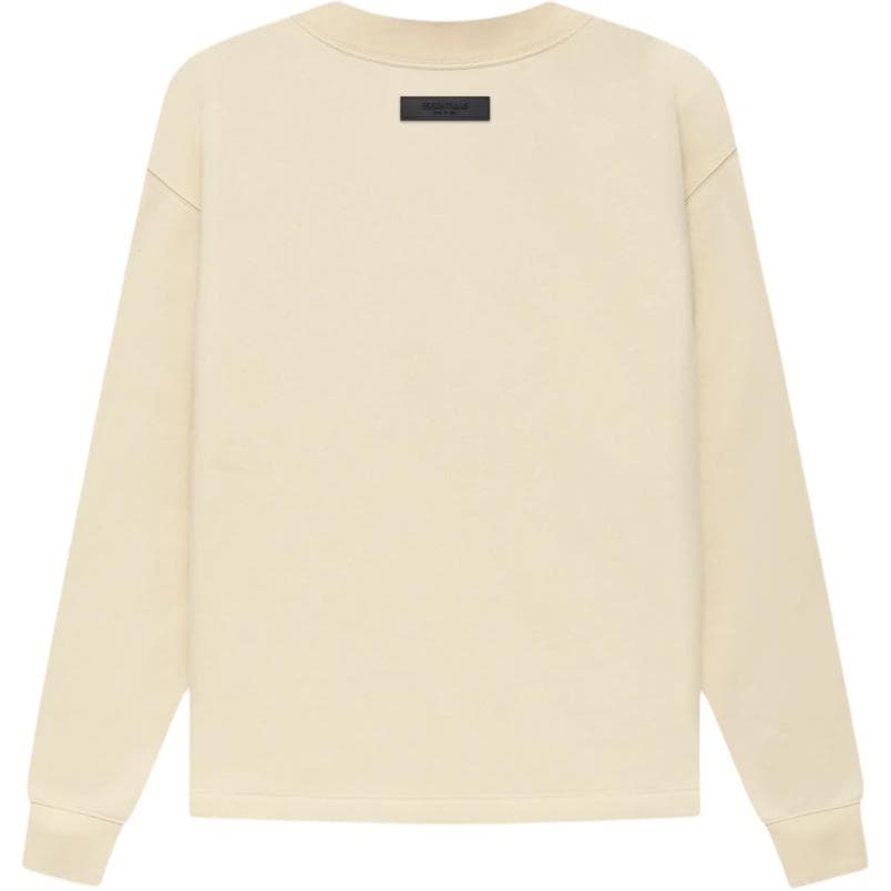 Худи Fear of God Essentials FW22 Relaxed Crewneck Egg shell Logo - изображение 2