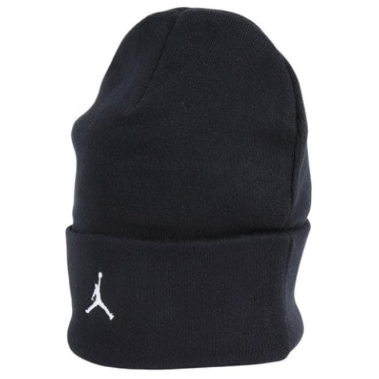 Шапка Jordan Логотип 95% полиэстер, 5% эластан Вязаная Шерстяная шапка Унисекс Парный Черный - изображение 3