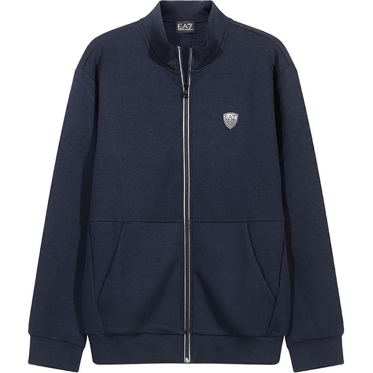Спортивный костюм Emporio Armani EA7 FW24 Повседневные спортивные костюмы Мужской Темно-синий - изображение 2