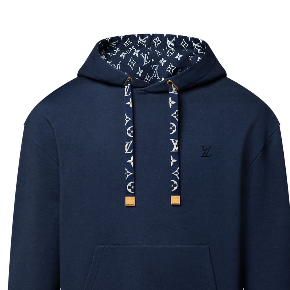 Худи Louis Vuitton Ski SS25 Hoodie Navy - изображение 4