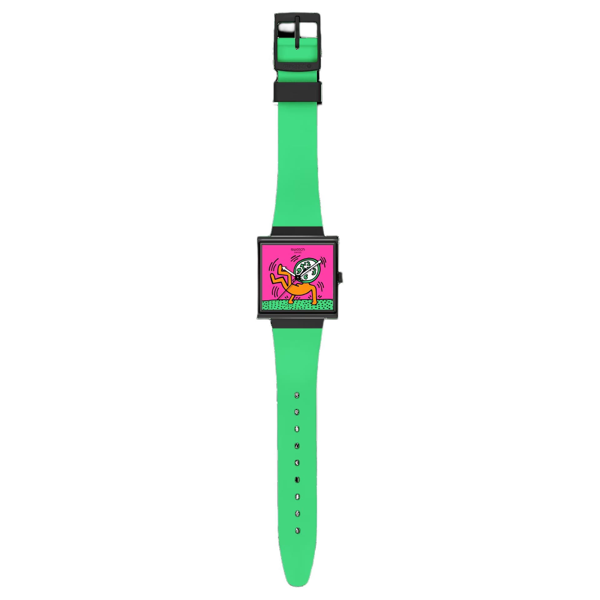 Часы SWATCH Originals Кварцевый механизм 20 м водонепроницаемость унисекс часы 41,8*33,25 мм розовый циферблат - изображение 2