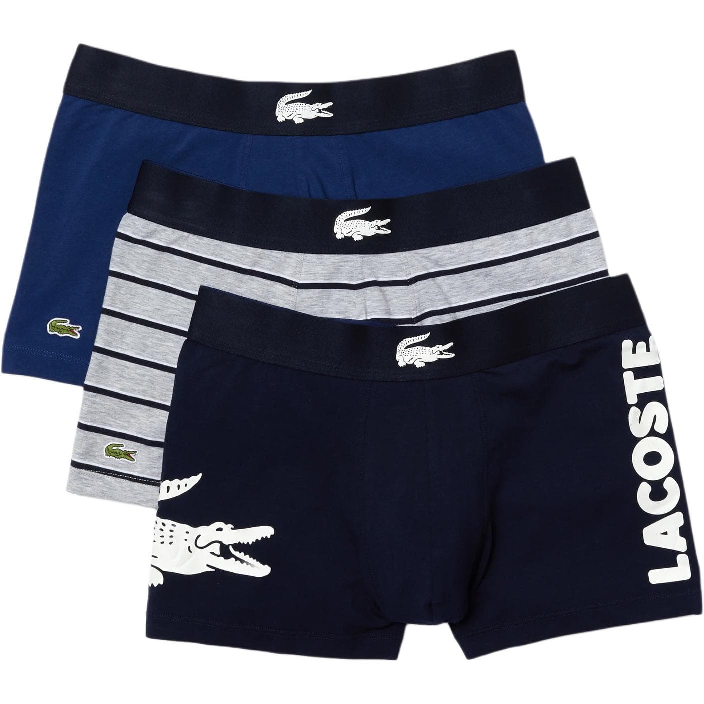 Трусы LACOSTE Мужское нижнее белье 3 штуки - изображение 1