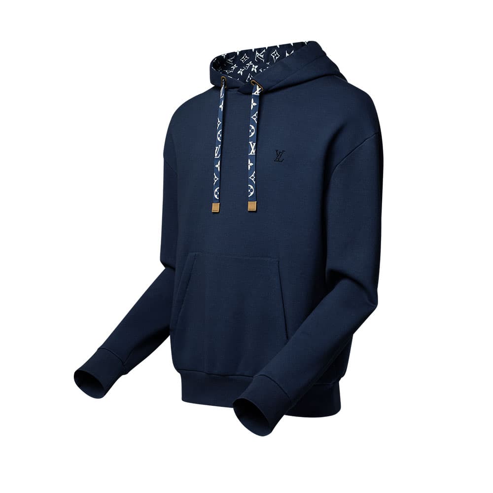 Худи Louis Vuitton Ski SS25 Hoodie Navy - изображение 3