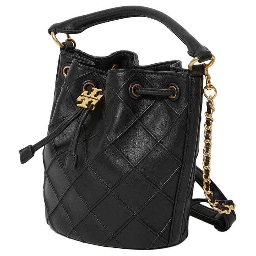 Сумка Tory Burch Fleming Bucket Bag Black - изображение 2