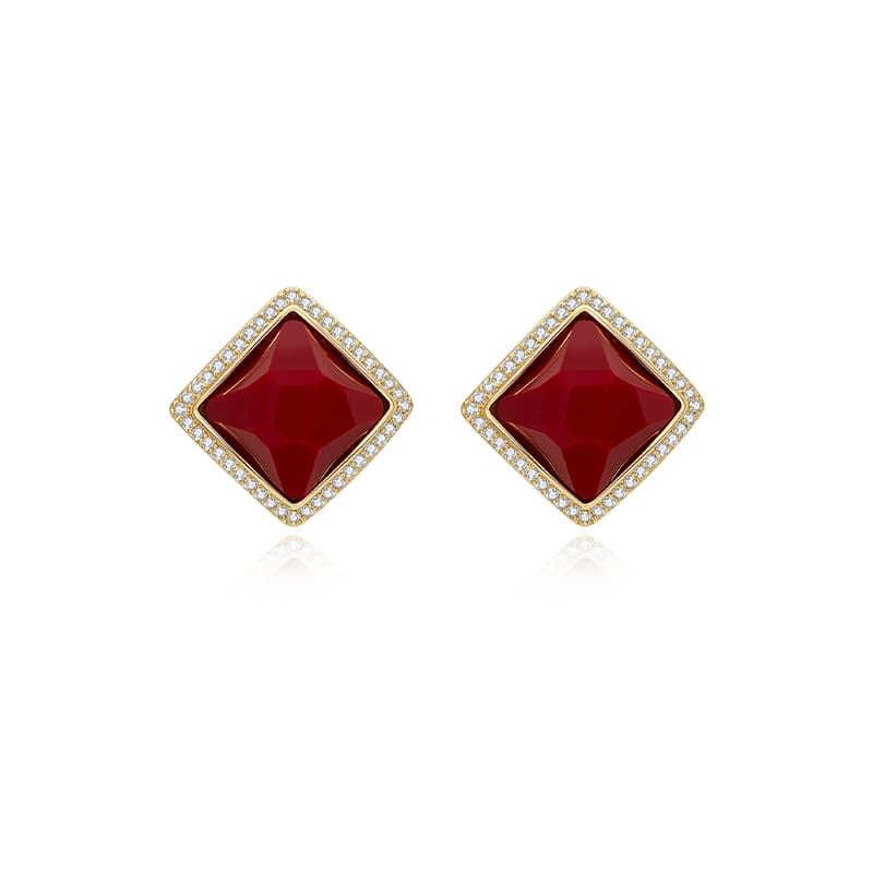 Серьги HMZ Серебряные серьги-гвоздики с иглой из серебра S925 женские - изображение 1