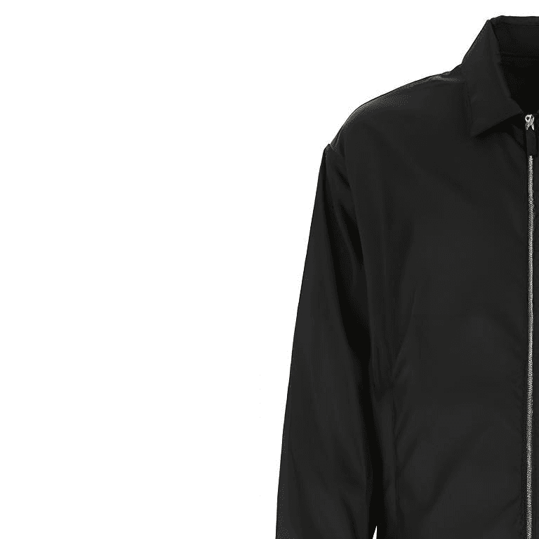 Куртка Prada FW21 Logo Zip Jacket Black - изображение 4