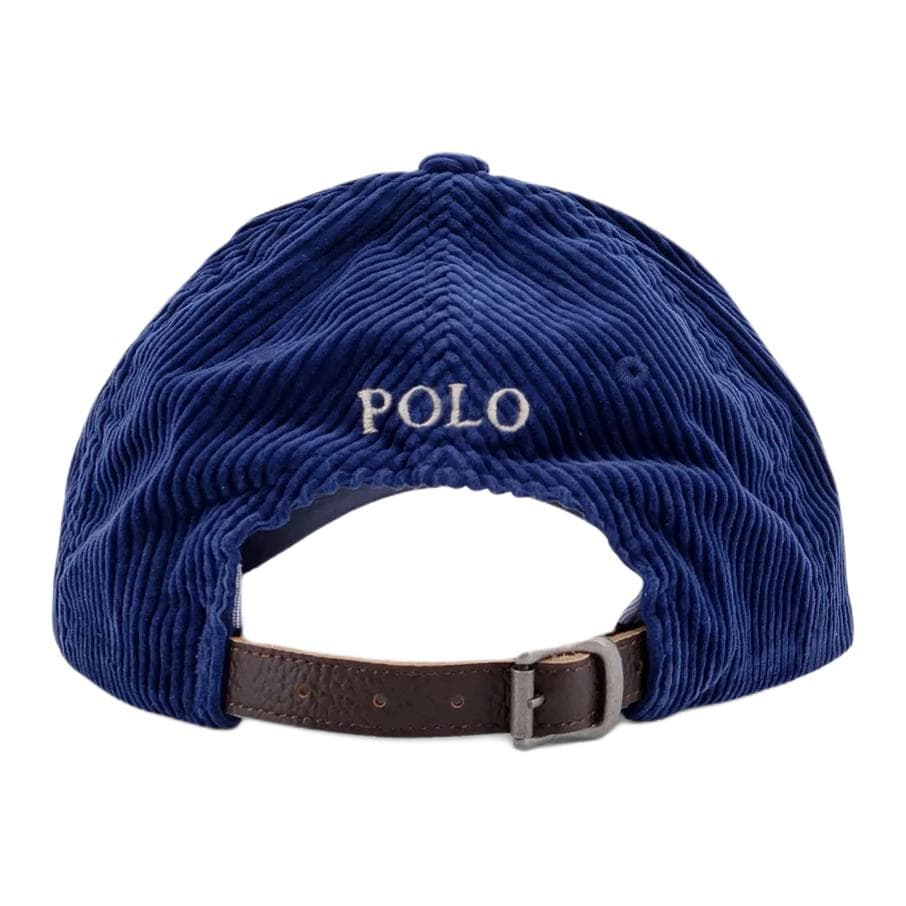 Кепка Polo Ralph Lauren Хлопковый Вельветовые Кепки Мужские Синие - изображение 3