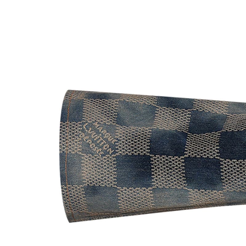 Штаны Louis Vuitton FW24 Washed Logo Flared Jeans Blue - изображение 4
