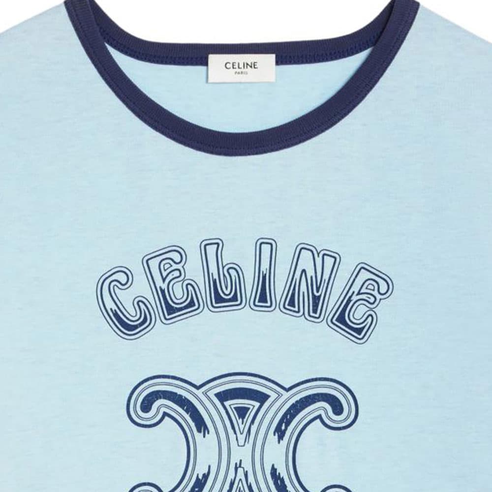 Футболка CELINE SS24 LogoT - изображение 5