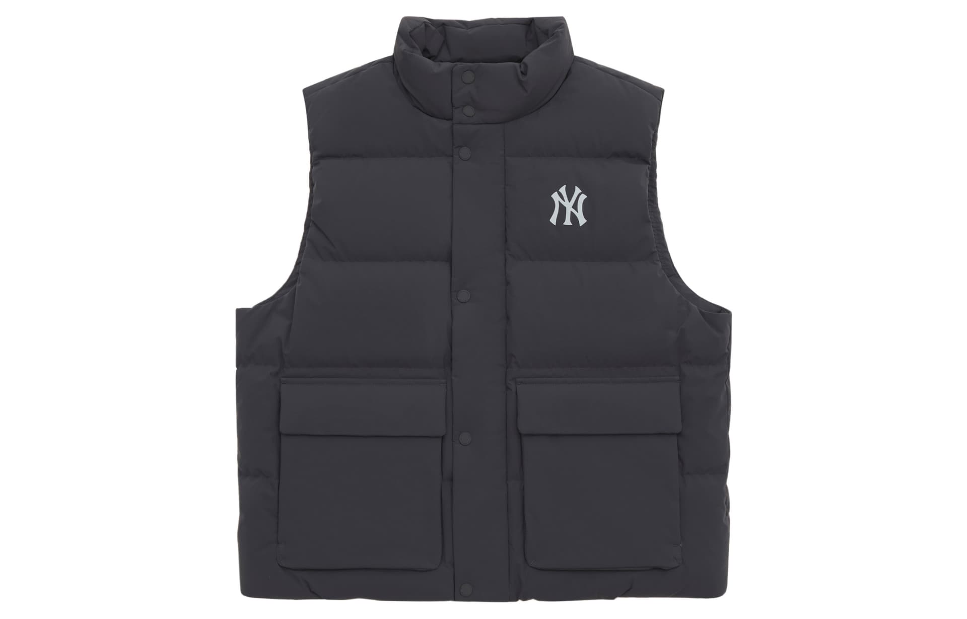 Куртка MLB New York Yankees Basic Collection Пуховый жилет Унисекс Угольный серый - изображение 2