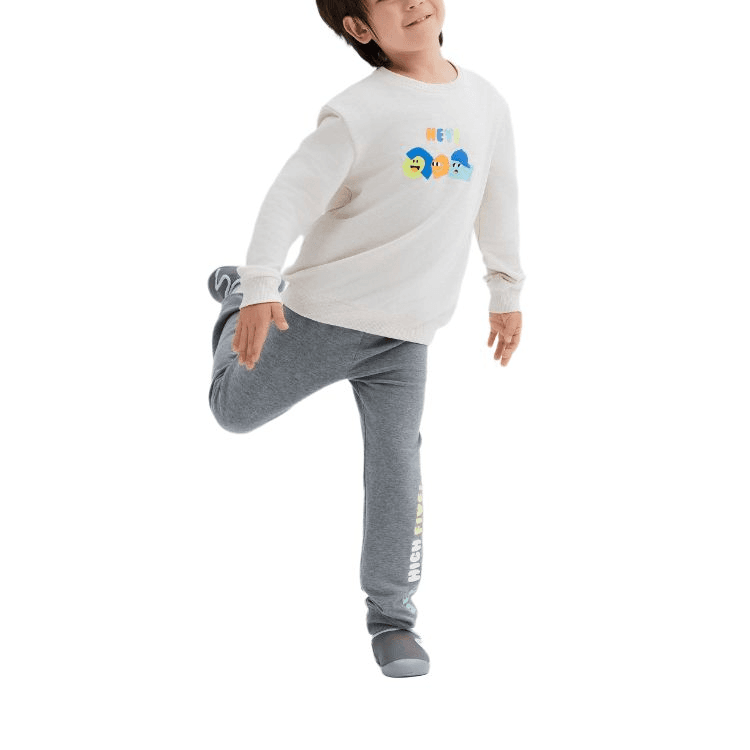 DECATHLON Толстовка Бежевый подходящий для детей в возрасте 3-7 лет с использованием топленого масла - изображение 4