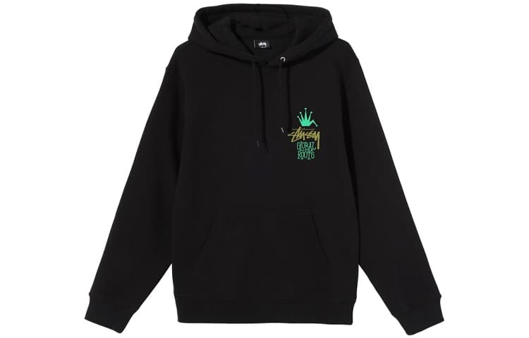 Худи Stussy GLOBAL ROOTS HOOD Logo - изображение 2