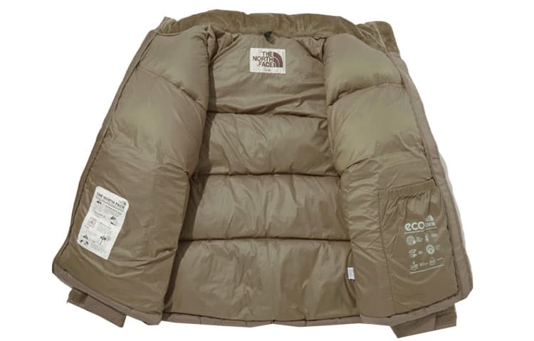 Зимняя куртка The North Face Logo Embroidered Down Jacket Brown - изображение 2