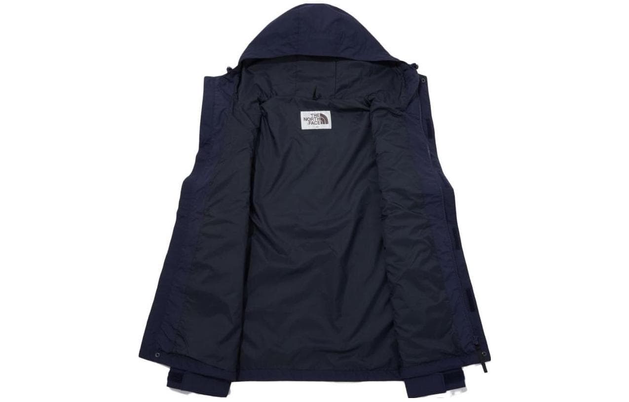 Демисезонная куртка The North Face Logo Print Zip Hoodie Navy Blue - изображение 3