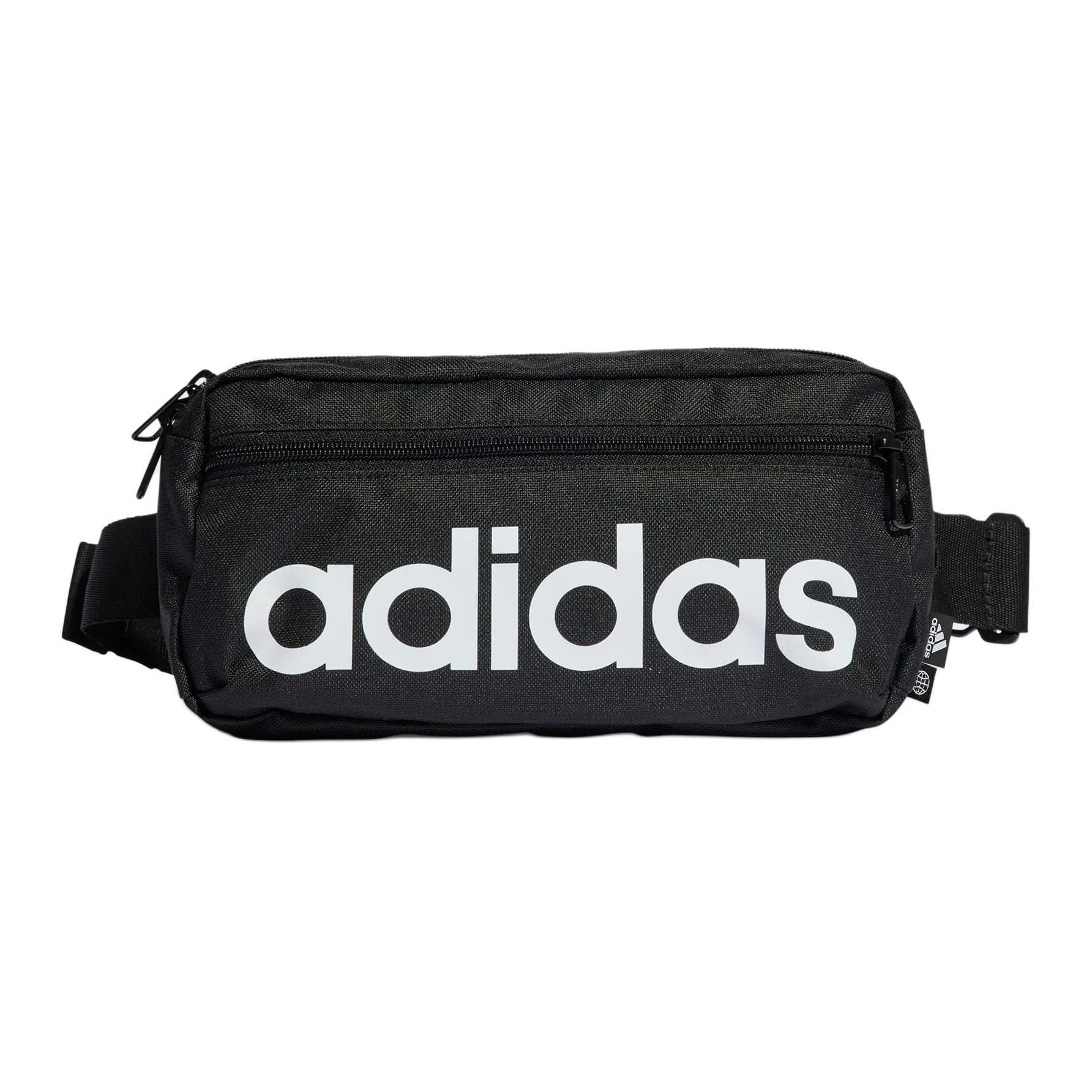 Поясная сумка Adidas Переработанный полиэстер поясная сумка (бандана) унисекс черный белый - изображение 1
