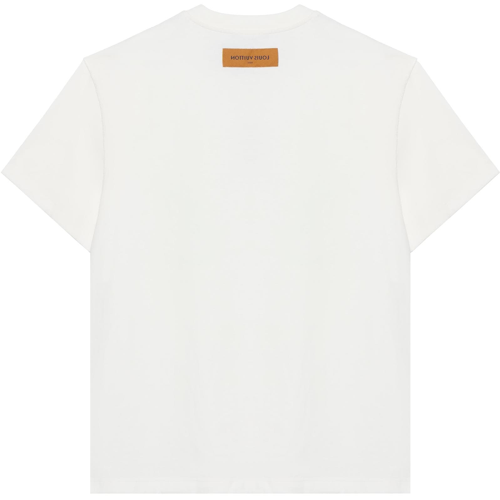 Футболка Louis Vuitton SS22 Spread Logo T-Shirt White - изображение 2