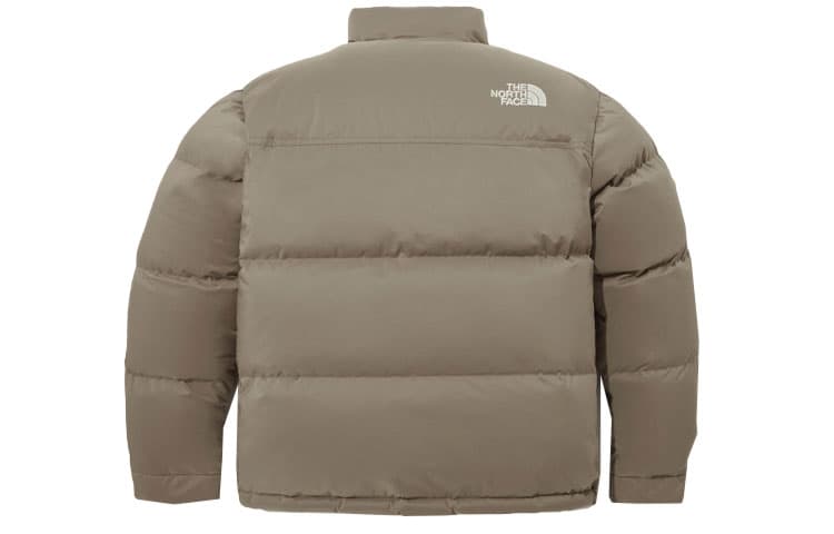 Зимняя куртка The North Face Logo Embroidered Down Jacket Brown - изображение 3