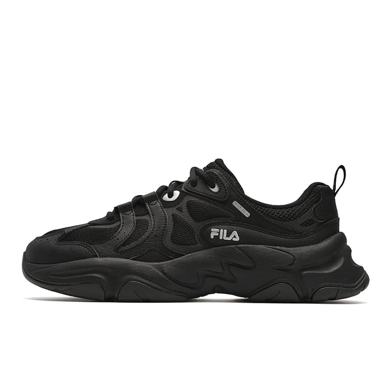 Кроссовки для бега FILA MARS 3 Комфортная Амортизация Износостойкие Низкие Беговые Кроссовки Женские Черные - изображение 1